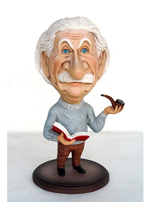 Albert Einstein with Pipe Albert Einstein with Pipe