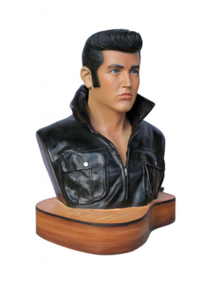 Elvis Presley Bust on Guitar Base Elvis Presley Bust on Guitar Base