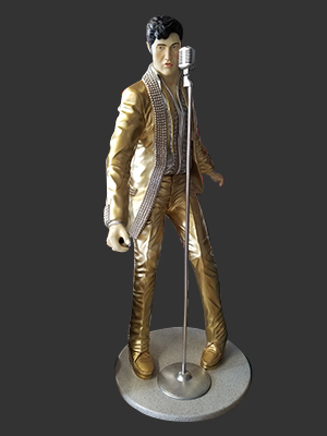 Gold Singer with Microphone 6ft Gold Singer with Microphone 6ft