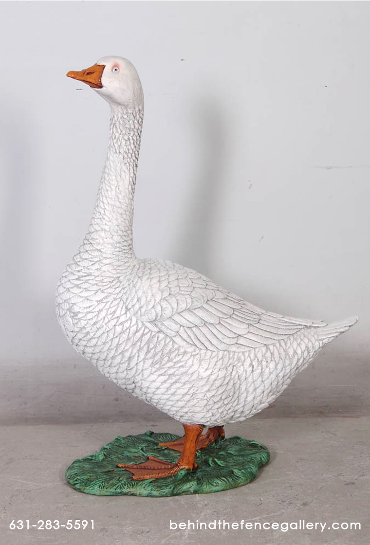 White Goose Statue