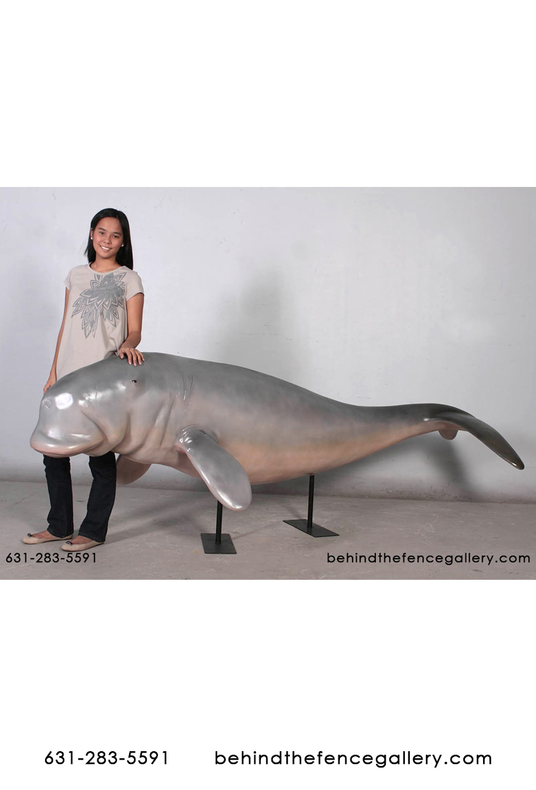 9 Ft Manatee Statue (On Metal Stand) 9 Ft Manatee Statue (On Metal Stand)