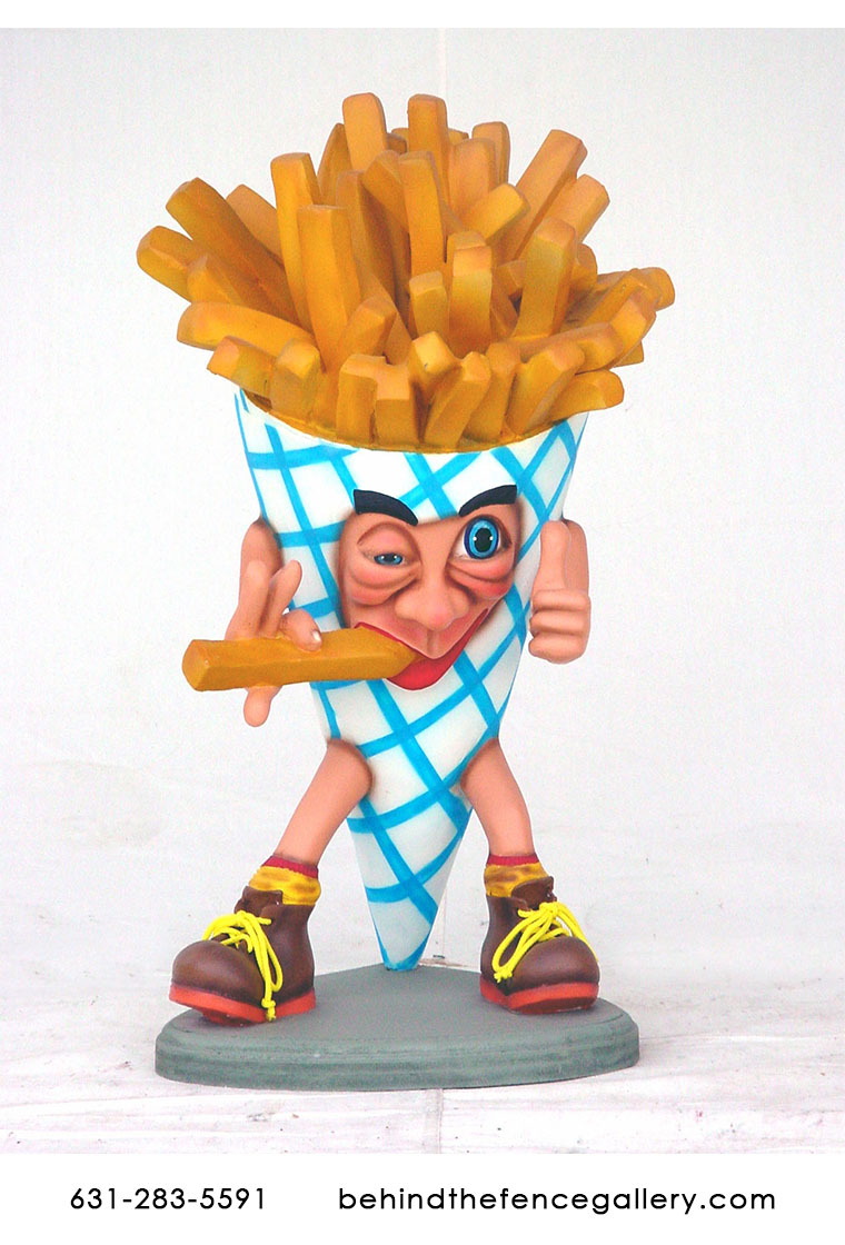 French Fry Man Statue 32" French Fry Man Statue 32"