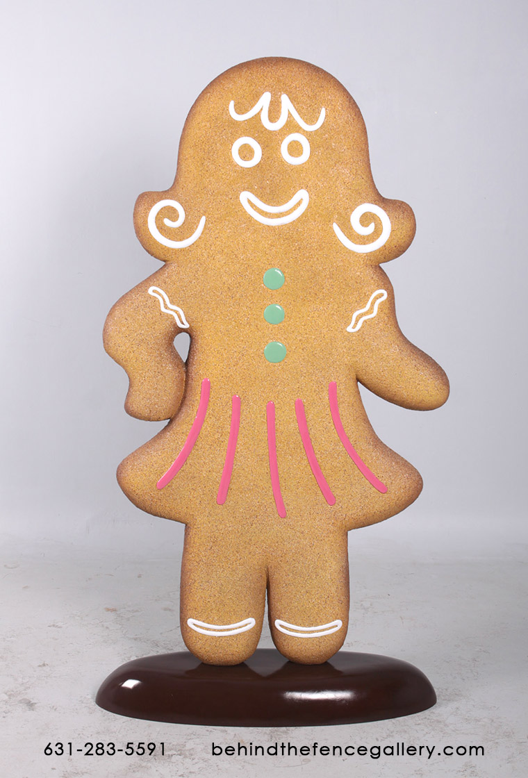 Gingerbread Mom Statue Christmas Theme Prop Gingerbread Mom Statue Christmas Theme Prop