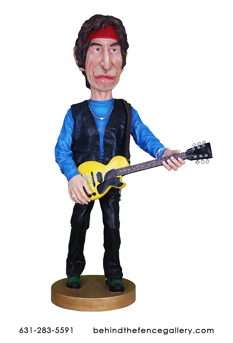 K. Richards Caricature Statue K. Richards Caricature Statue