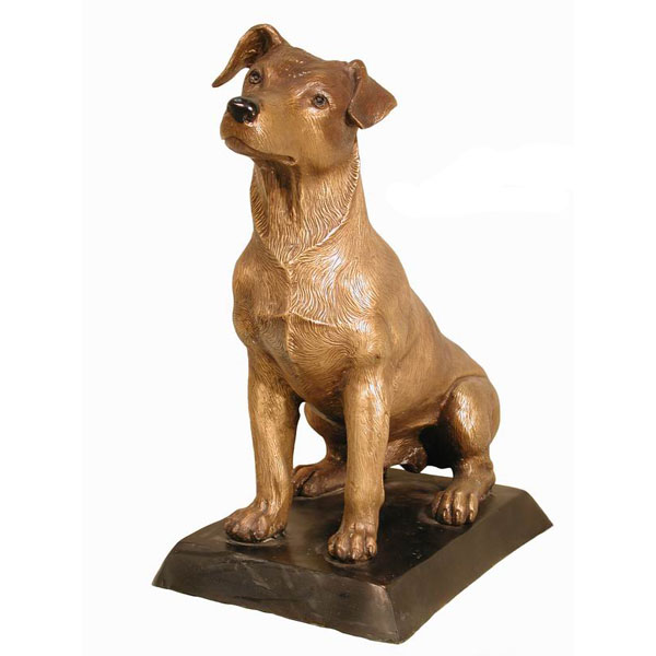 Bronze " Jack Russell " Dog Bronze " Jack Russell " Dog