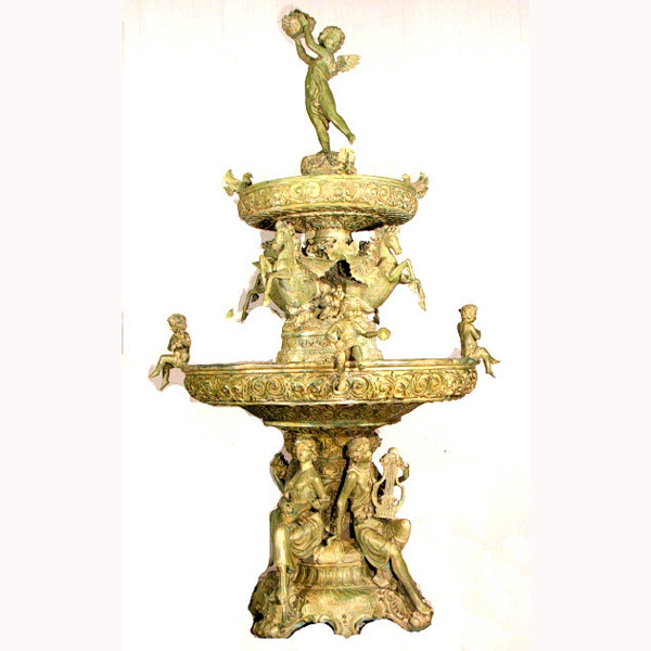 Bronze 3 Ladies Musical Fountain with Horses Bronze 3 Ladies Musical Fountain with Horses