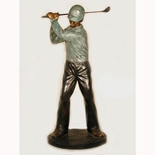 Bronze Golfer - Backswing Bronze Golfer - Backswing