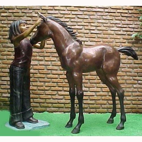 Bronze Girl and Her Foal Bronze Girl and Her Foal