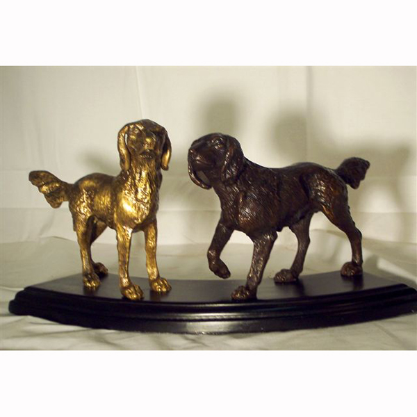Bronze Dogs with Pedestal Bronze Dogs with Pedestal