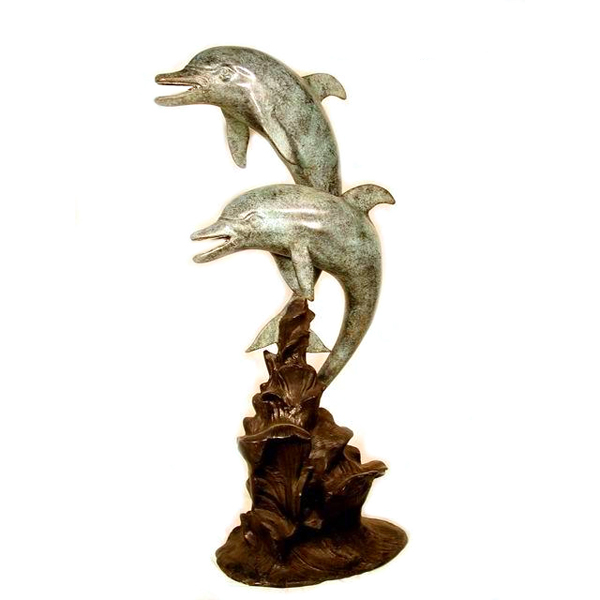 Bronze Two Dolphins Bronze Two Dolphins
