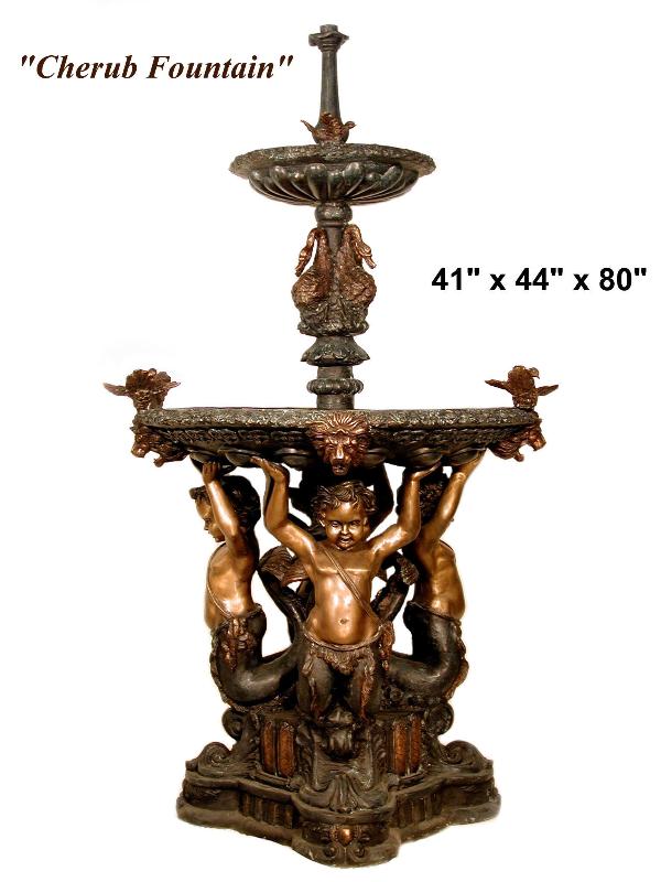 Bronze Fountain with four Boys Bronze Fountain with four Boys