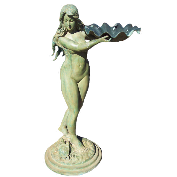 Bronze Female holding Shell Bronze Female holding Shell