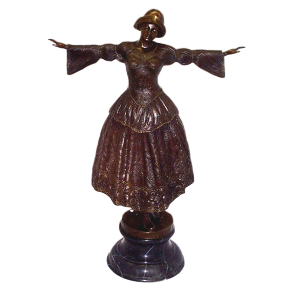 Bronze Flemish Dancer Bronze Flemish Dancer