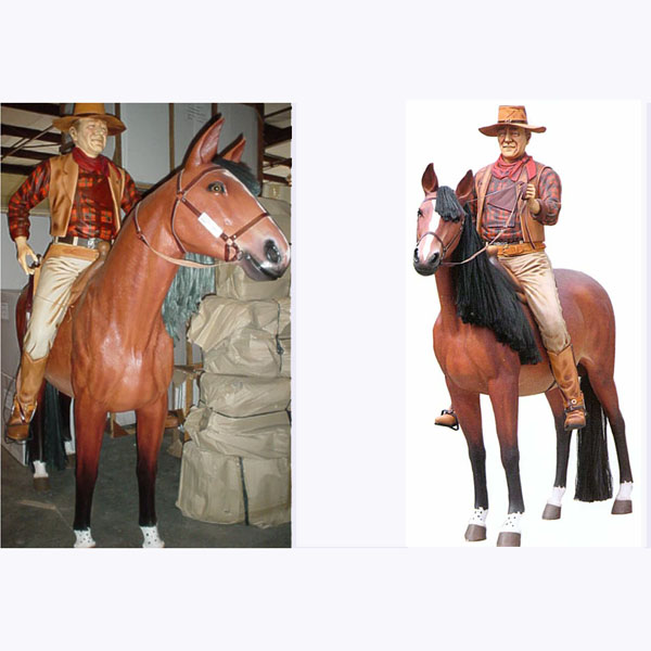 John Wayne on the Horse John Wayne on the Horse