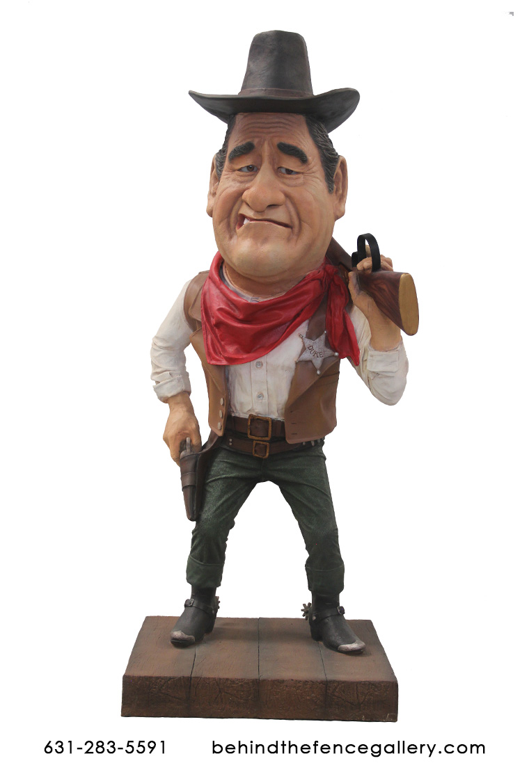 Cowboy John Wayne Statue Cowboy John Wayne Statue