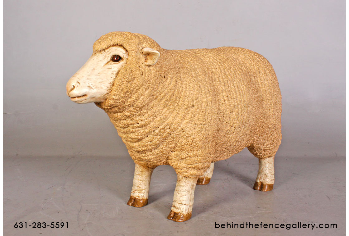 Small Merino Ewe Lamb Statue Small Merino Ewe Lamb Statue