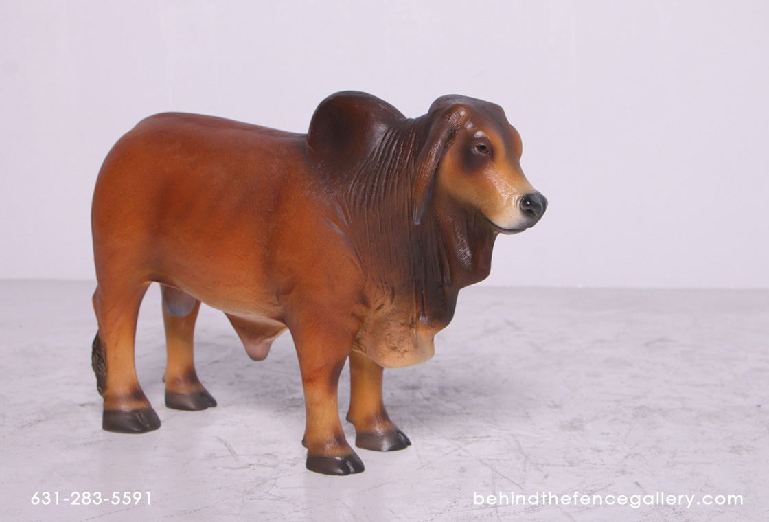 Bull Statue Mini Brown Brahman Bull Statue Mini Brown Brahman