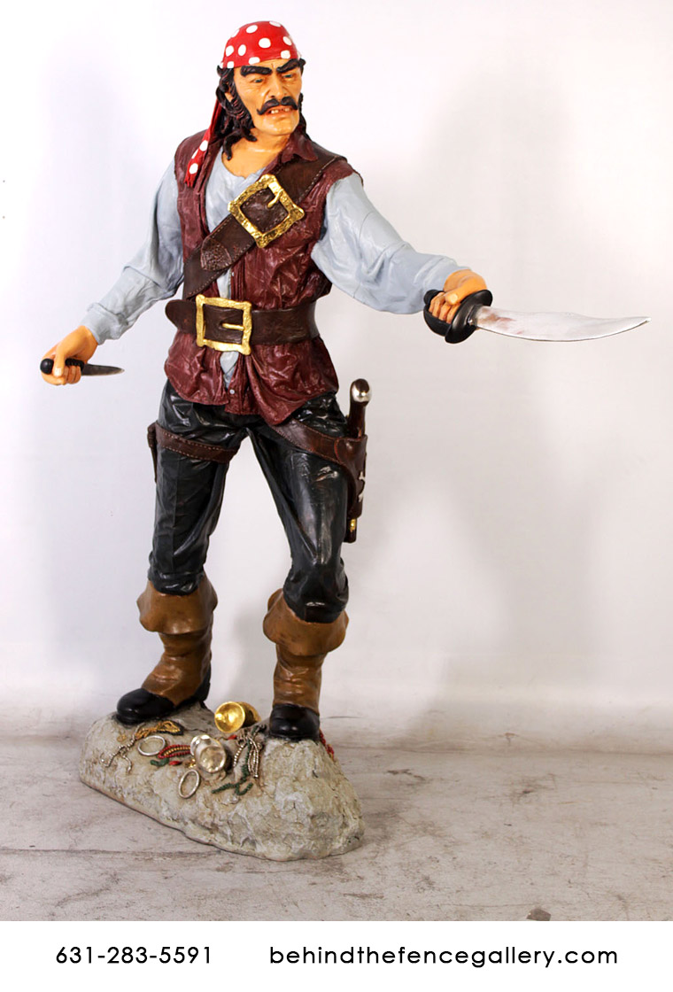 Pirate Cristobal Statue Pirate Cristobal Statue