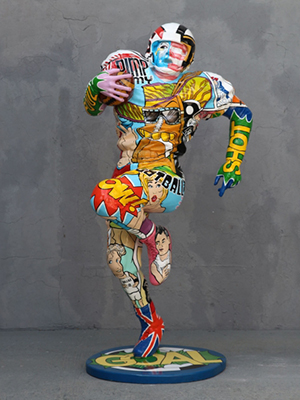 Pop Art Football Player 6ft  Pop Art Football Player 6ft