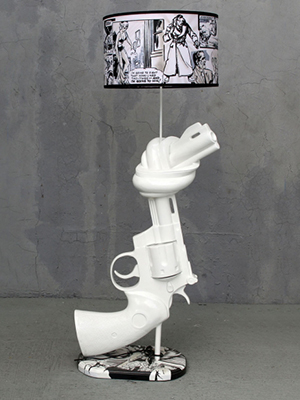 Pop Art Gun Lamp Large Pop Art Gun Lamp Large
