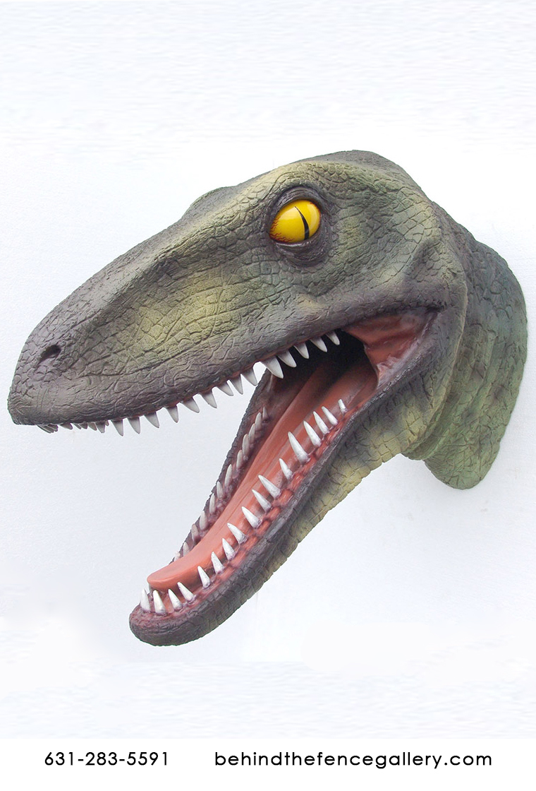 T-Rex Head with Mouth Open Wall Mount T-Rex Head with Mouth Open Wall Mount