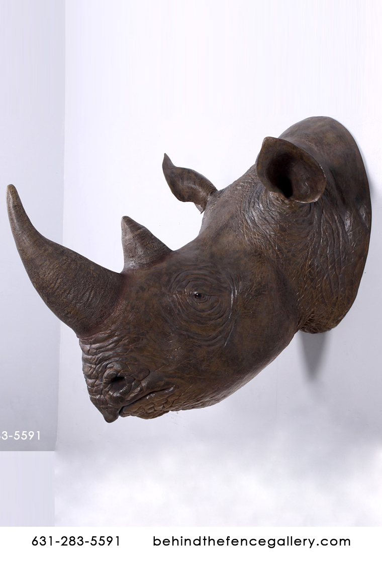Rhinoceros Head Wall Mount Rhinoceros Head Wall Mount