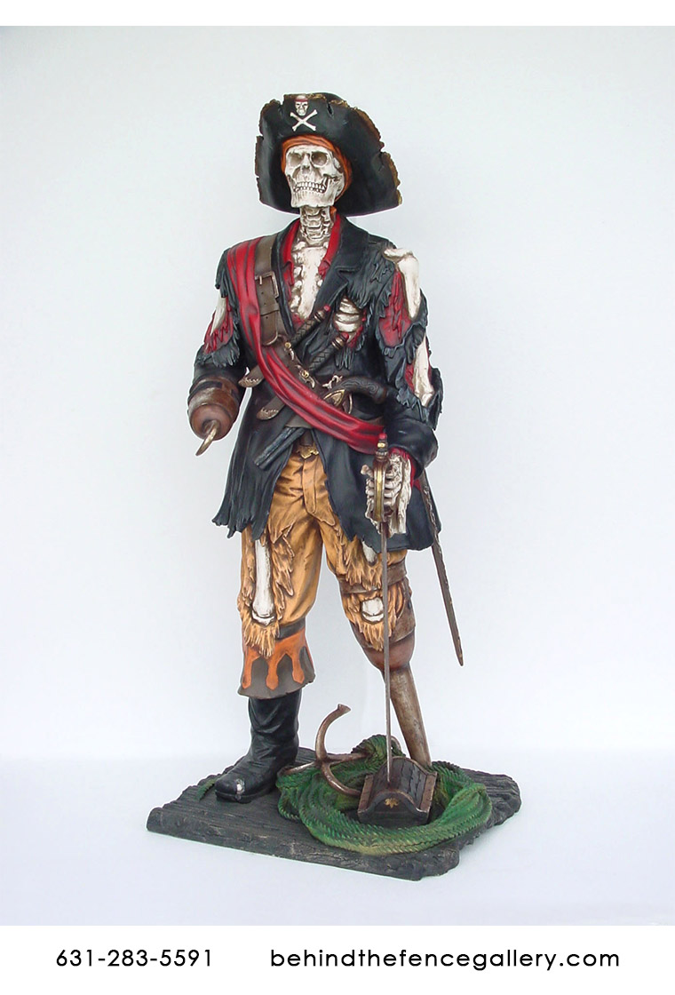 Skeleton Pirate Statue Skeleton Pirate Statue