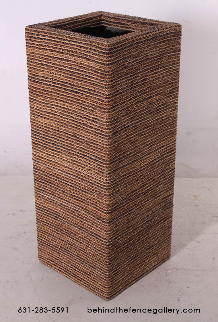 Natural Weave Square Planter Natural Weave Square Planter