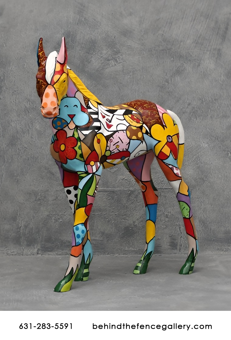 Pop Art Foal Statue Pop Art Foal Statue