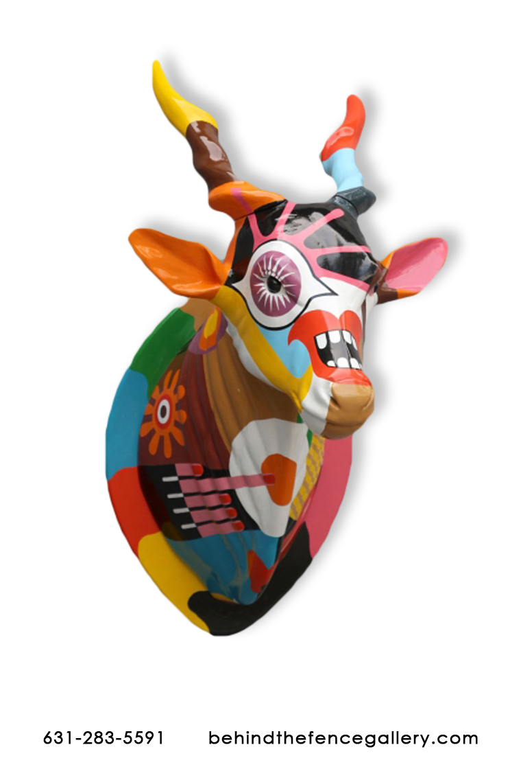 Pop Art Oryx Head Pop Art Oryx Head