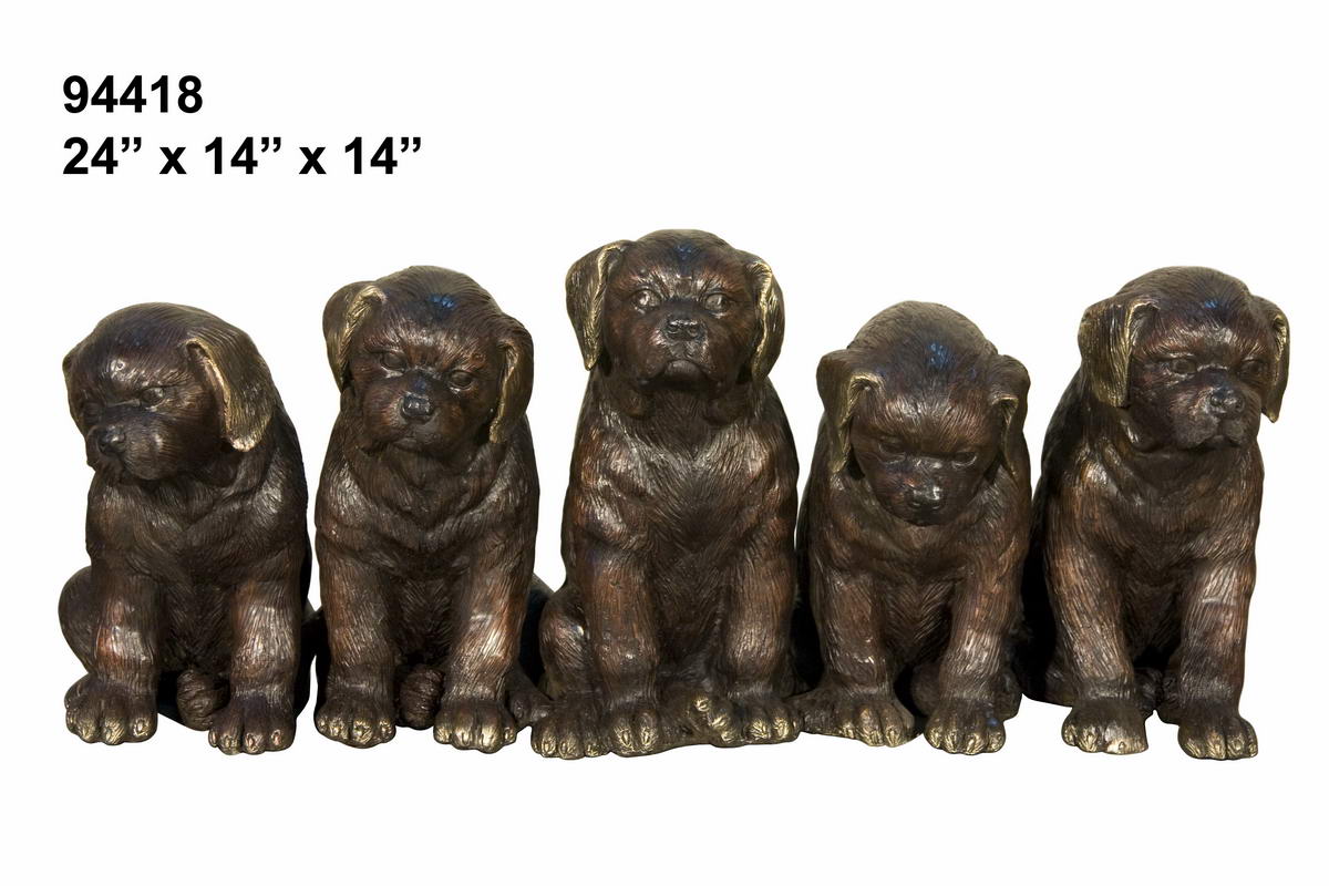 Bronze Puppy Dog Bronze Puppy Dog