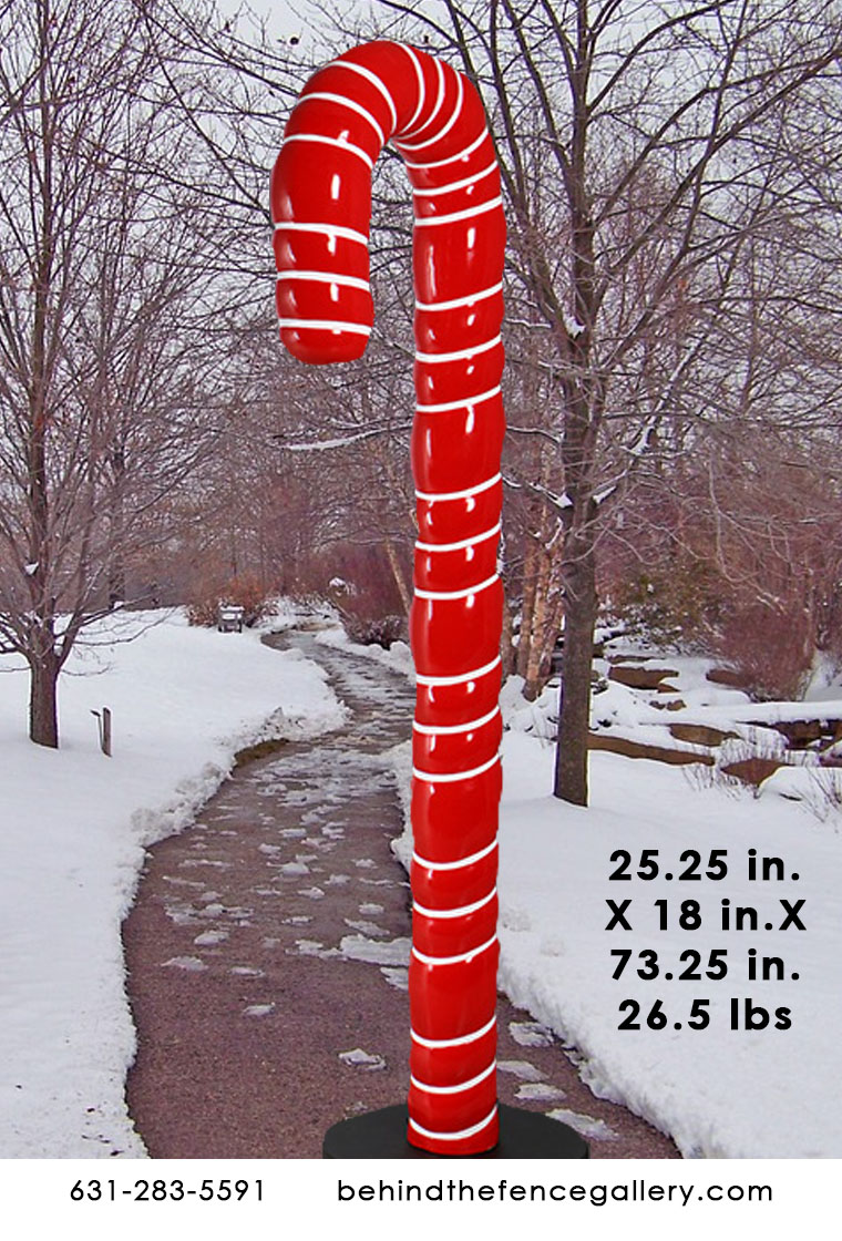 6 ft. Candy Cane with base 6 ft. Candy Cane with base