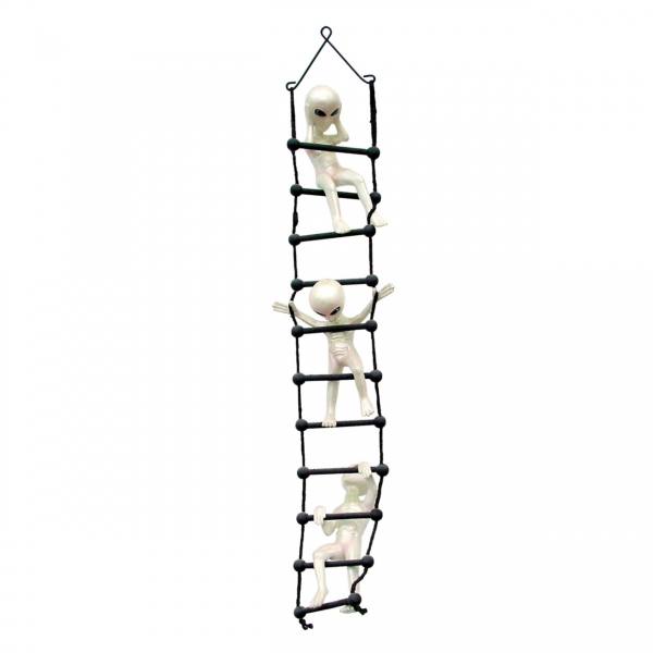 Aliens Climbing Rope Ladder Statue Aliens Climbing Rope Ladder Statue
