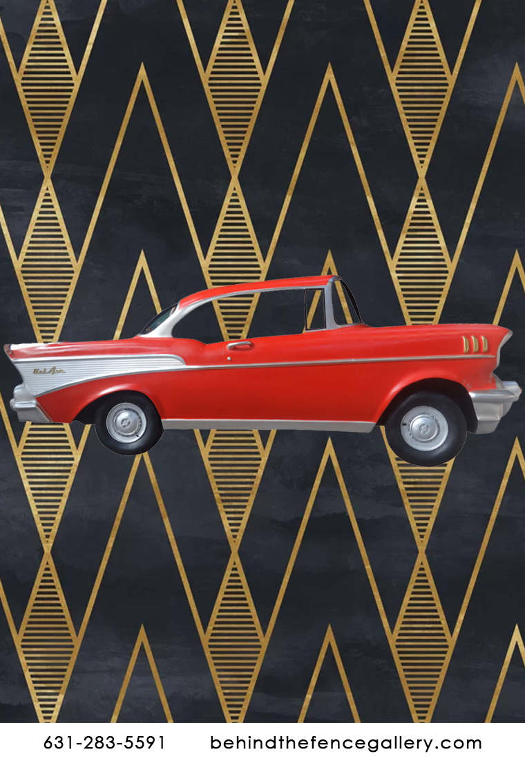 BelAir Oldsmobile Car Wall Mount Statue BelAir Oldsmobile Car Wall Mount Statue