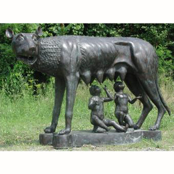 Bronze Capitoline Wolf / Romulus and Remus Large Bronze Capitoline Wolf / Romulus and Remus Large