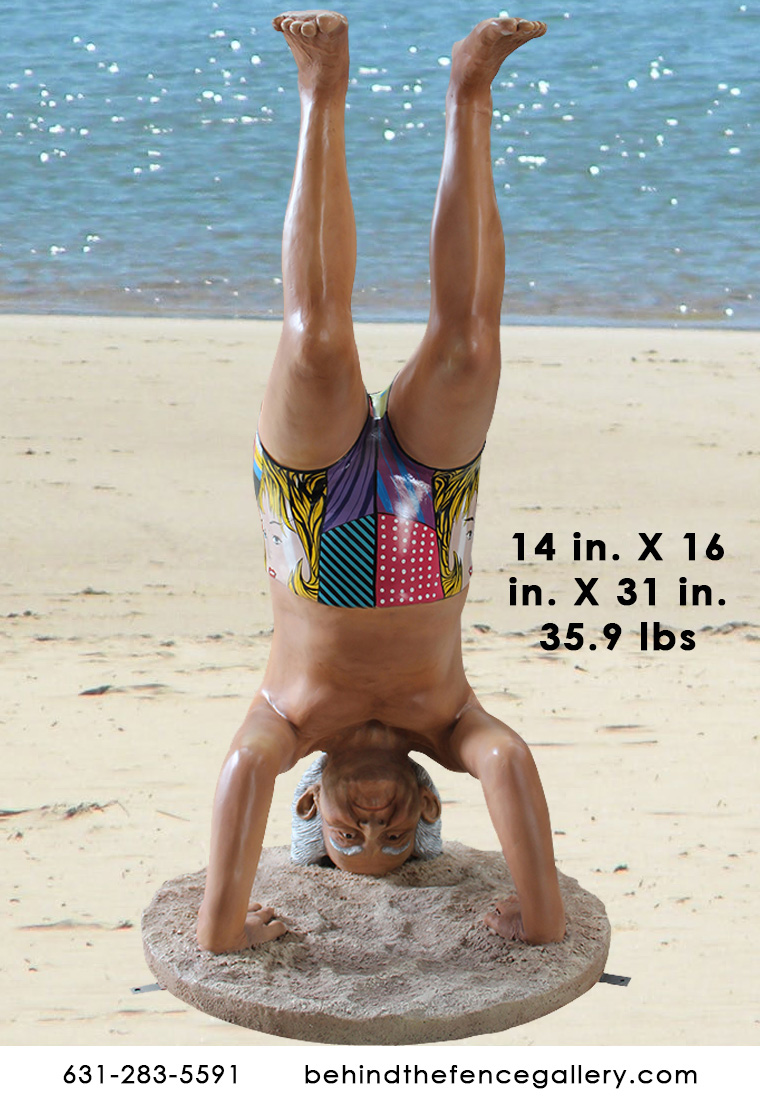 Davin Gurion Headstand Statue (SMALL) Davin Gurion Headstand Statue (SMALL)