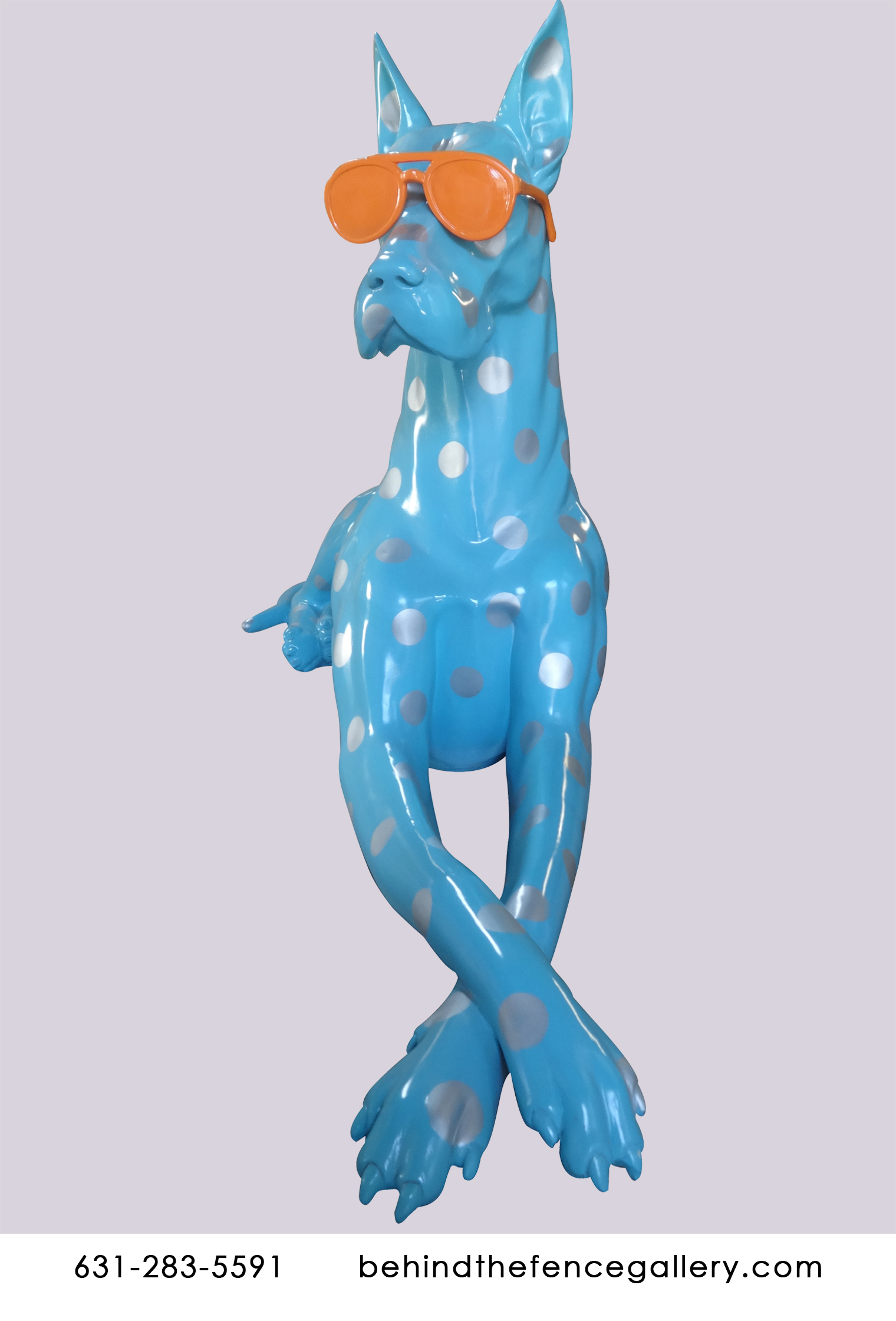 Pop Art Great Dane in Shades Statue Pop Art Great Dane in Shades Statue