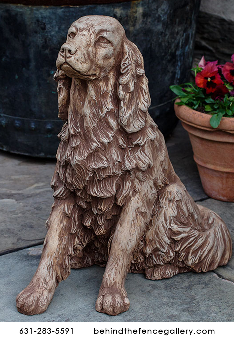 Prince The Irish Setter Cast Stone Statue Prince The Irish Setter Cast Stone Statue