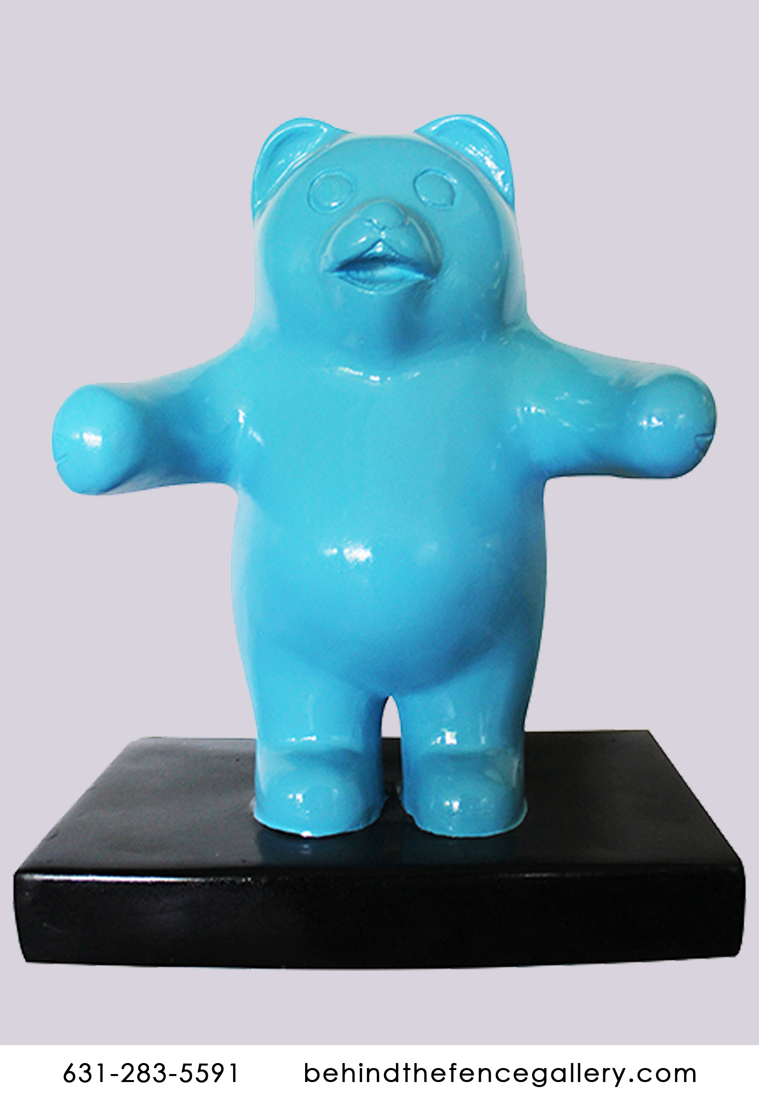 Gummy Bear Mini Blue Wall Hanging Statue Gummy Bear Mini Blue Wall Hanging Statue