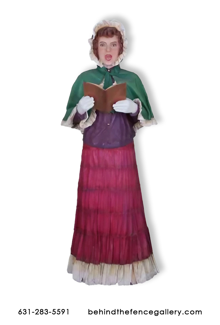 Christmas Caroler Woman Statue Christmas Caroler Woman Statue