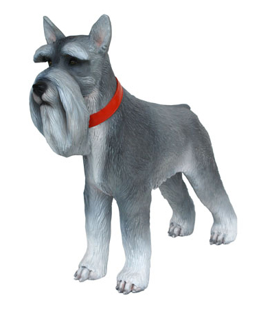 Miniature Schnauzer Dog Statue Miniature Schnauzer Dog Statue