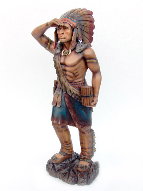 4 ft. Tall Tobacco Store Indian Display Statue 4 ft. Tall Tobacco Store Indian Display Statue