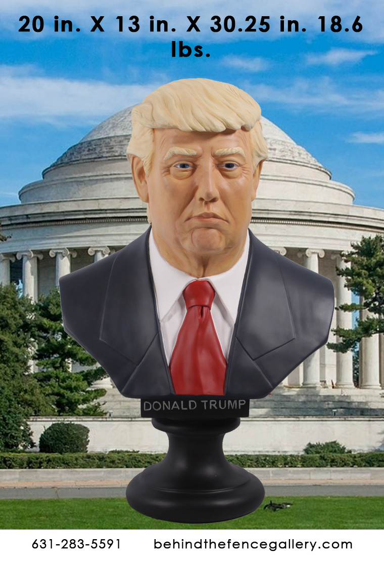 President Trump Statue Bust President Trump Statue Bust
