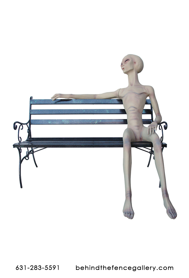 Alien Sitting Statue Alien Sitting Statue