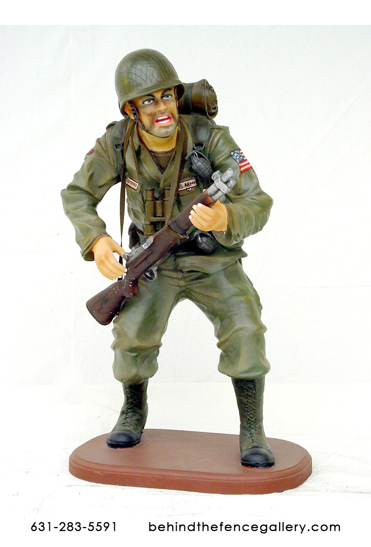 American Soldier Statue - 36 inch American Soldier Statue - 36 inch