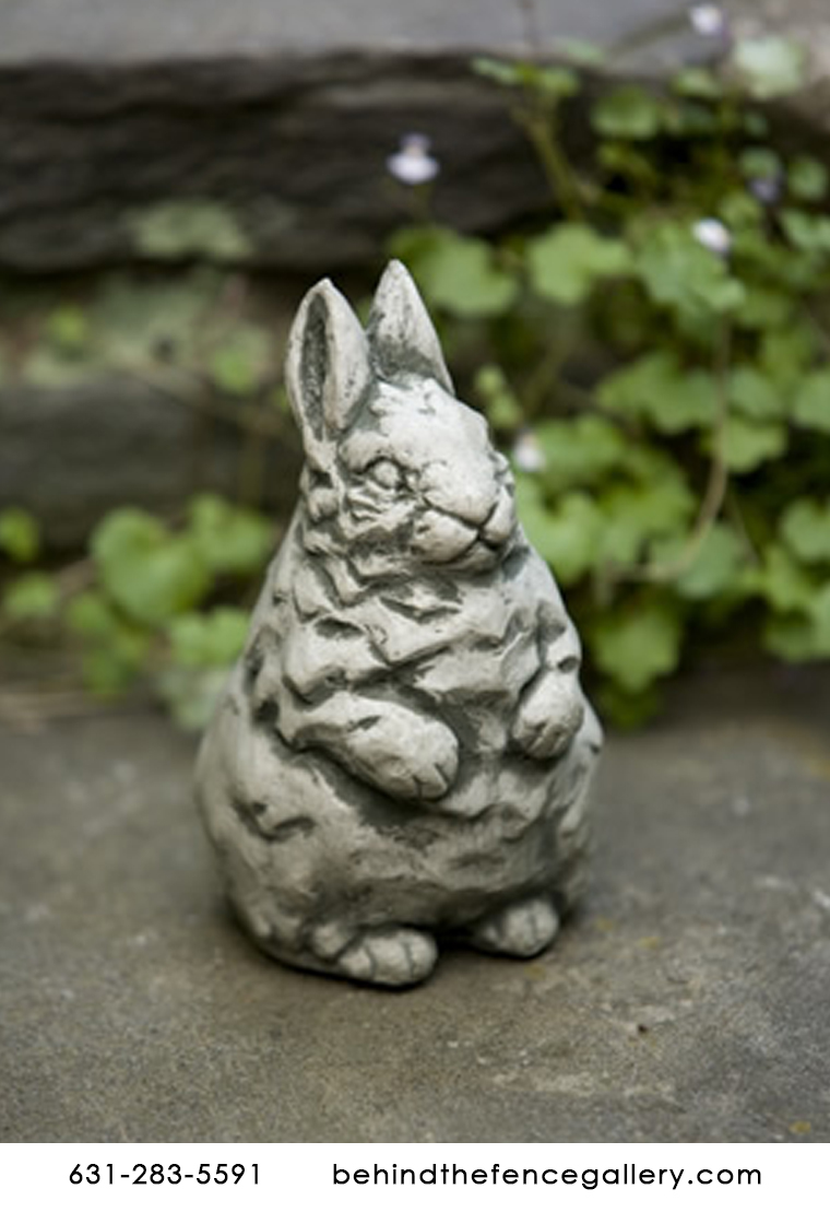 Cast Stone Baby Rabbit Bunny Outdoor Tabletop Statue Cast Stone Baby Rabbit Bunny Outdoor Tabletop Statue