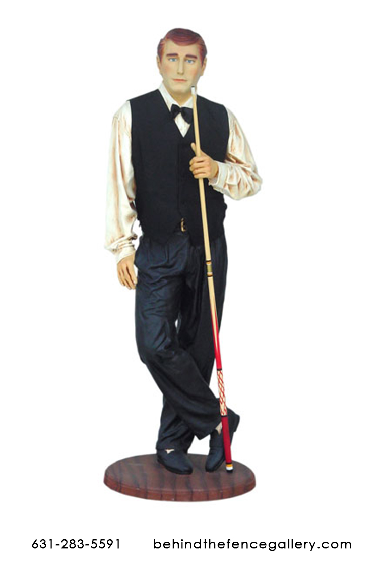 Billiard Player Statue Billiard Player Statue
