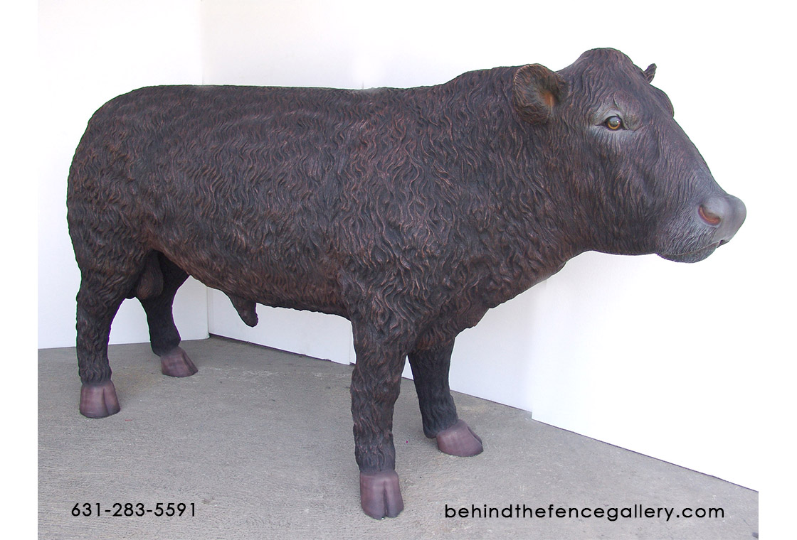 Black Angus Bull Statue Black Angus Bull Statue