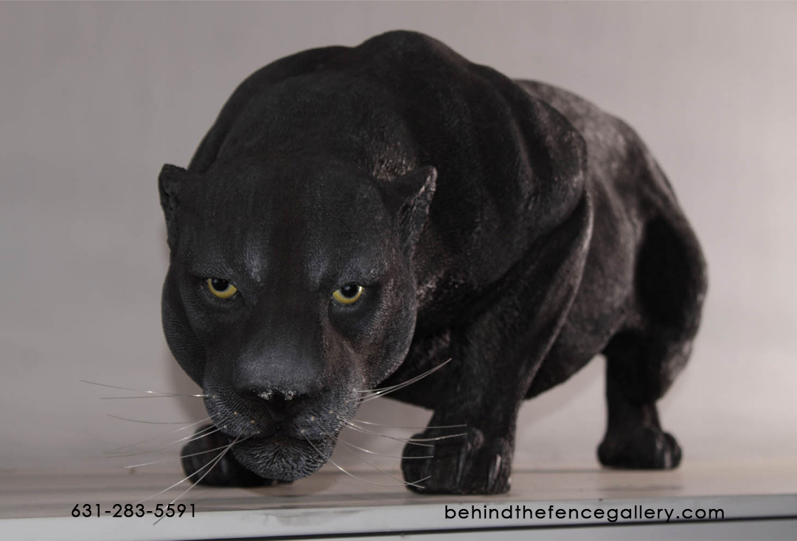 Black Panther Statue Safari Theme Prop Black Panther Statue Safari Theme Prop