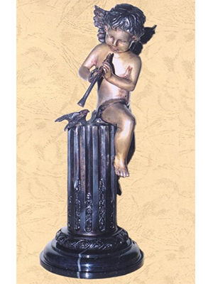 Sitting Angel Playing Flute Sitting Angel Playing Flute